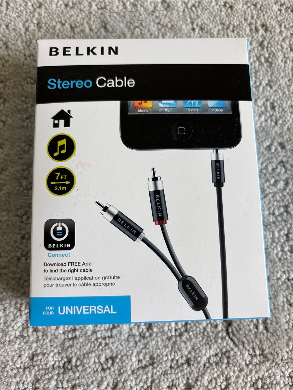 Belkin Universal Stereo Cable to 3.5mm Jack - 7 Feet Long